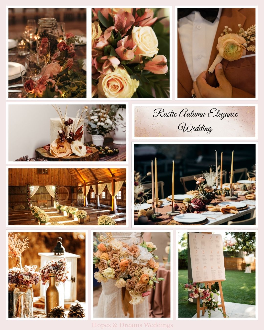 Rustic Autumn Wedding Inspiration